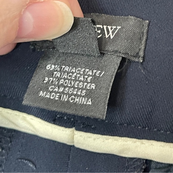 J.CREW Women’s Original Fit High-Rise Navy Blue Dress Pant, Size 8 - Picture 11 of 12